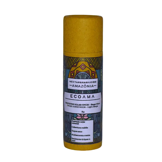 Protetor Solar FPS 30 - BEGE CLARO - UCUUBA, BURITI, MURUMURU, TUCUMA, COPAIBA